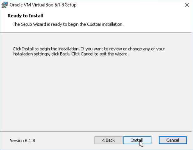 Figure 6: VirtualBox networking feature