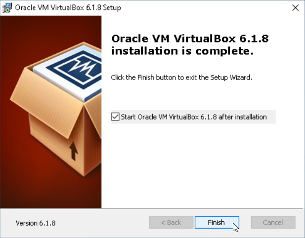 Figure 9: Installation complete